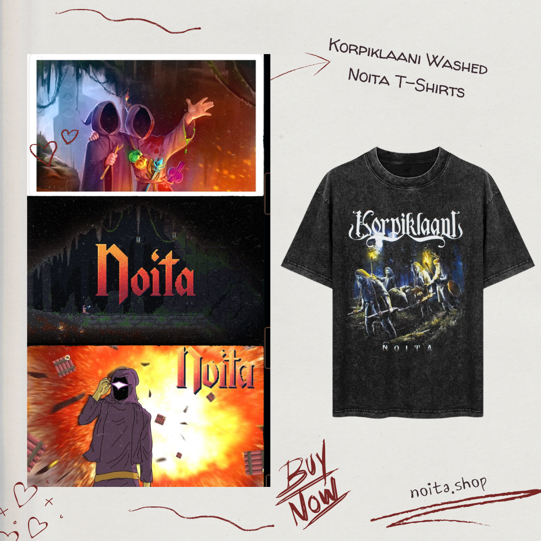 Korpiklaani PTTT0106 Washed  Noita T-Shirts